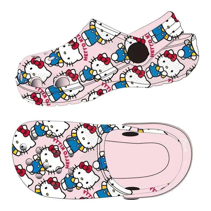 Hello Kitty beach clog in multiple sizes made of 100% EVA