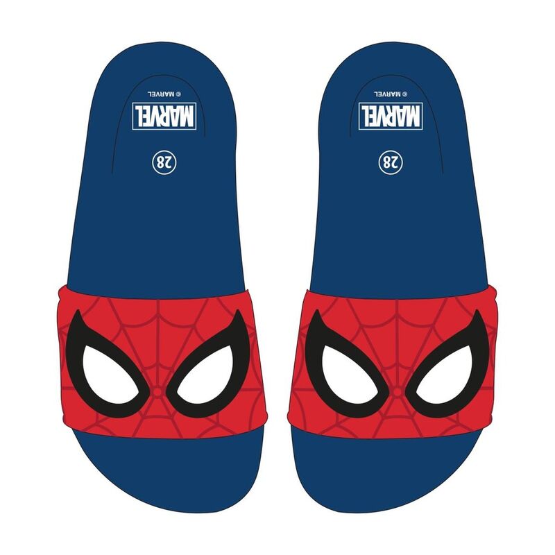 Marvel Spiderman flip flops Nerdscape