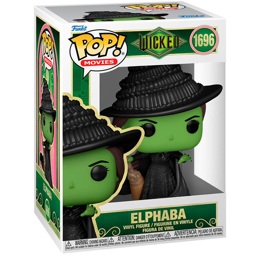 Funko Pop! Wicked Elphaba - Figura da Collezione Vinyl Nerdscape