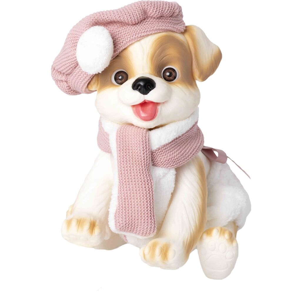 Baby doll reborn puppy scarf and hat doll Nerdscape