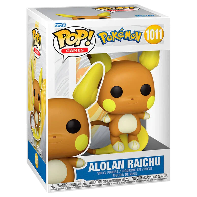 Funko Pop! Pokémon Alolan Raichu - Figura da Collezione Vinyl Nerdscape