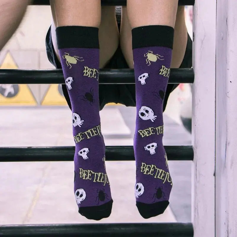 Beetlejuice adult socks Nerdscape