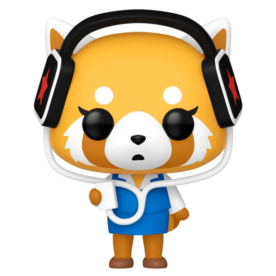Funko Pop! Aggretsuko Aggretsuko con Cuffie - Figura da Collezione Vinyl Nerdscape