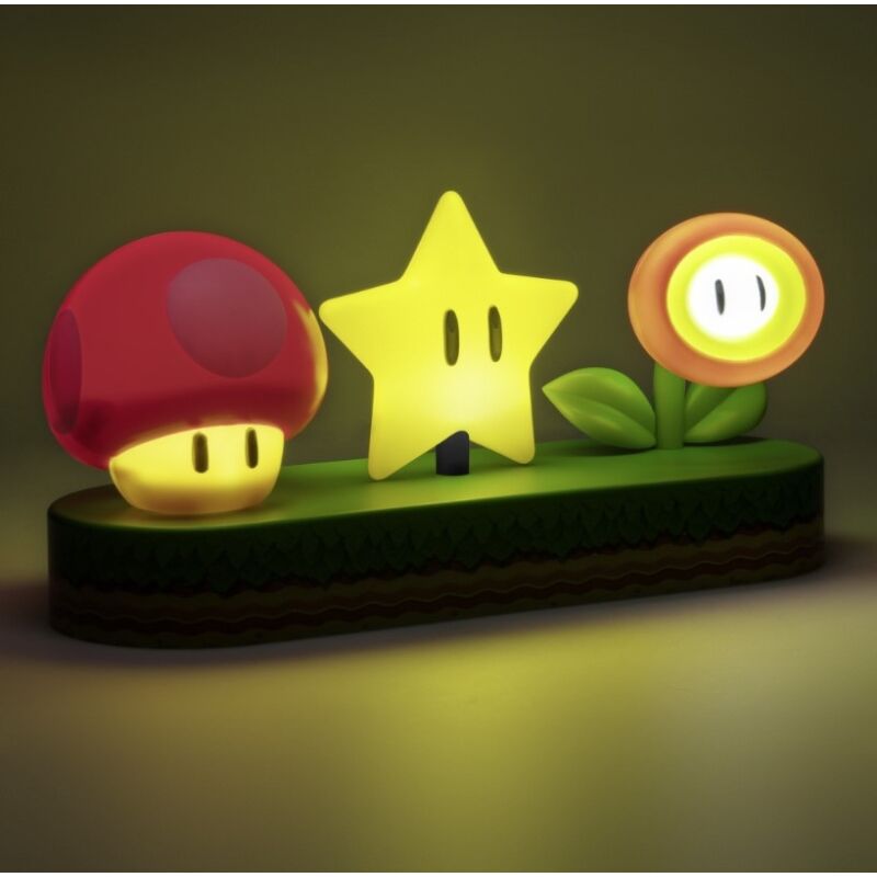 Super Mario Bros Icons lamp Nerdscape
