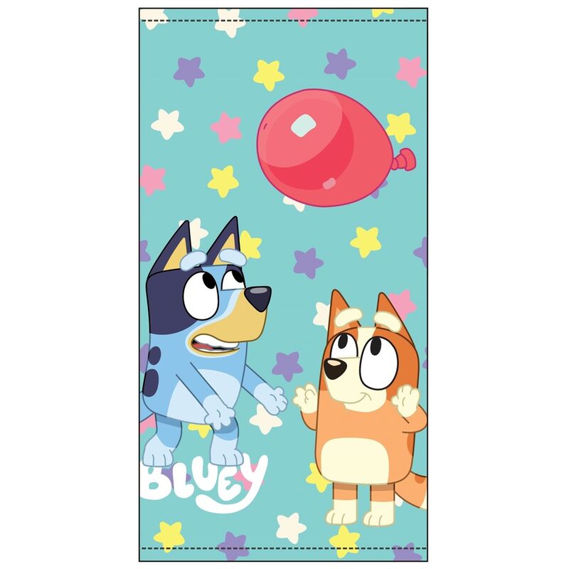 Bluey microfibre beach towel Nerdscape