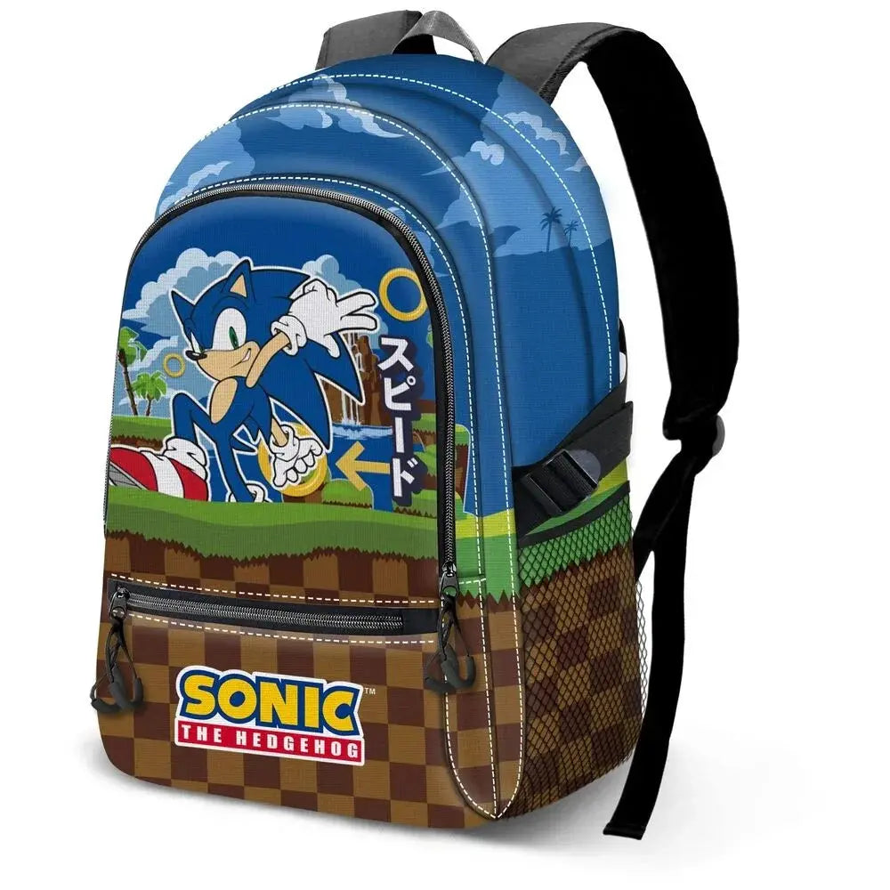Sonic the Hedgehog Greenhill adaptable backpack 44cm Nerdscape