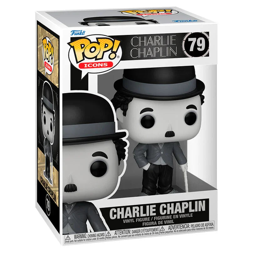 Funko Pop! Charlie Chaplin - Figura da Collezione Vinyl Nerdscape