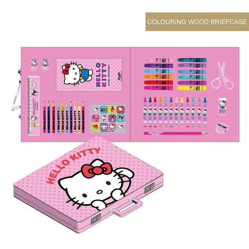 Hello Kitty colouring stationery case Nerdscape