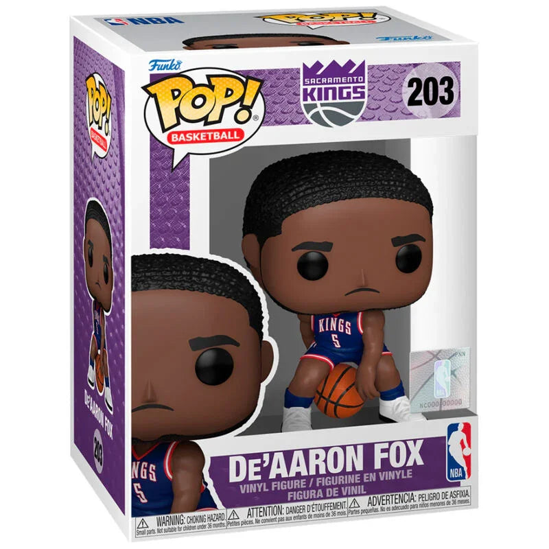 Funko Pop! NBA Sacramento Kings De Aaron Fox - Figura da Collezione Vinyl Nerdscape