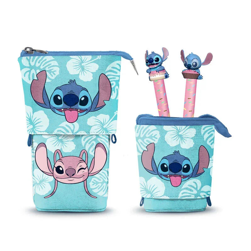 Disney Stitch Pencil case + 2 erasable pens Nerdscape