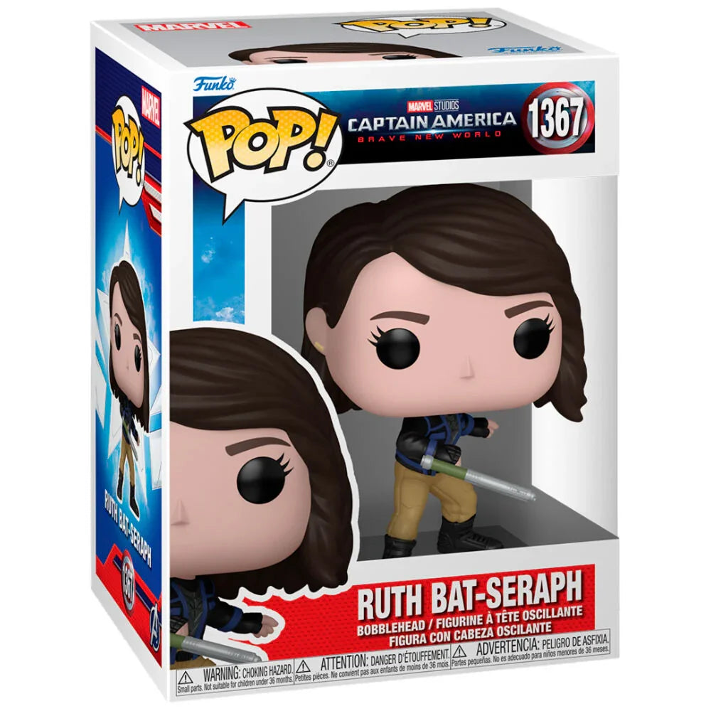 Funko Pop! Brave New World Captain America - Figura da Collezione Vinyl Nerdscape