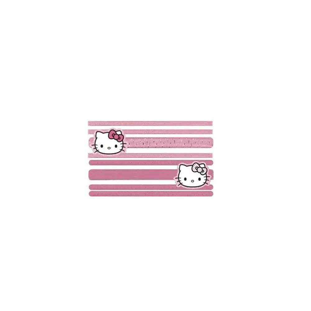 Set cancelleria rosa Hello Kitty Nerdscape, righello e bracciali, design kawaii