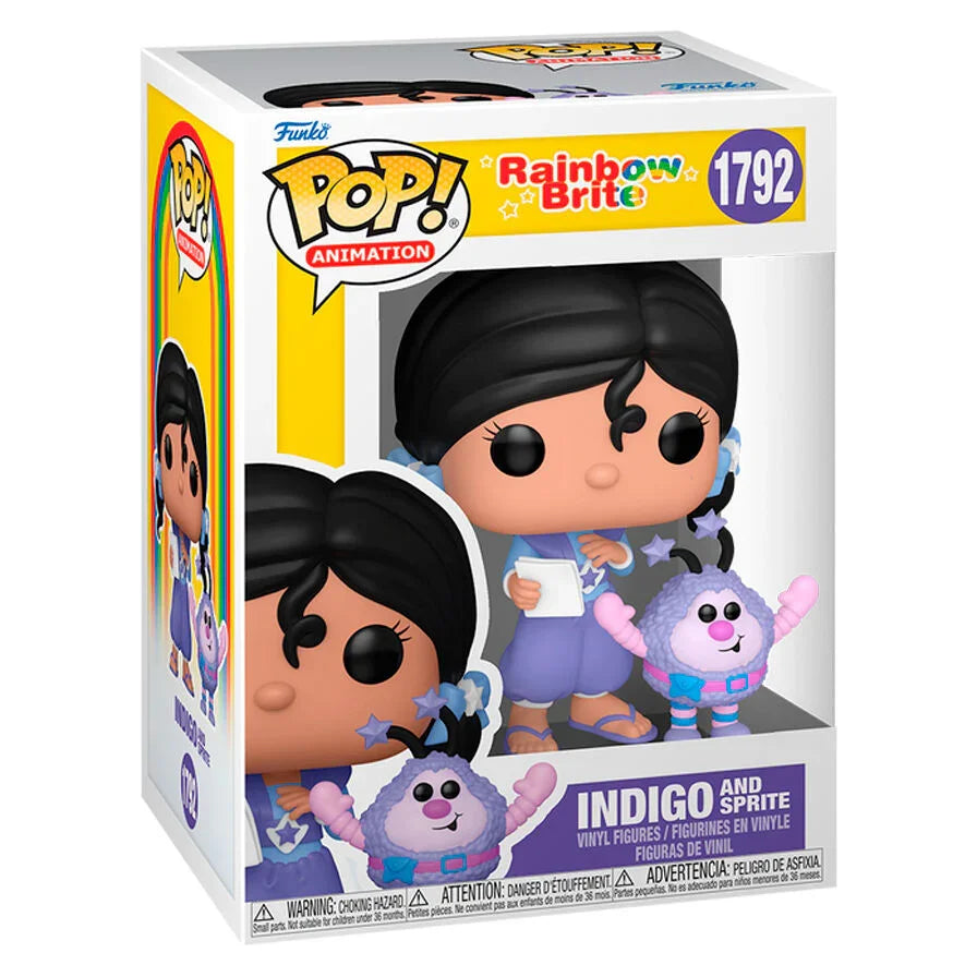 Funko Pop! Rainbow Brite and Sprite Indigo and Sprite - Figura da Collezione Vinyl Nerdscape