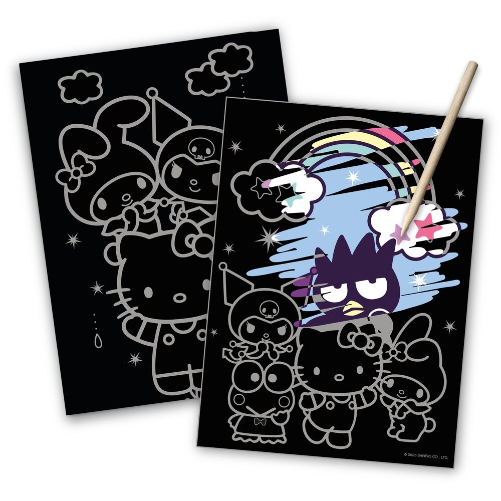 Hello Kitty and Friends Scratch stationery set Nerdscape