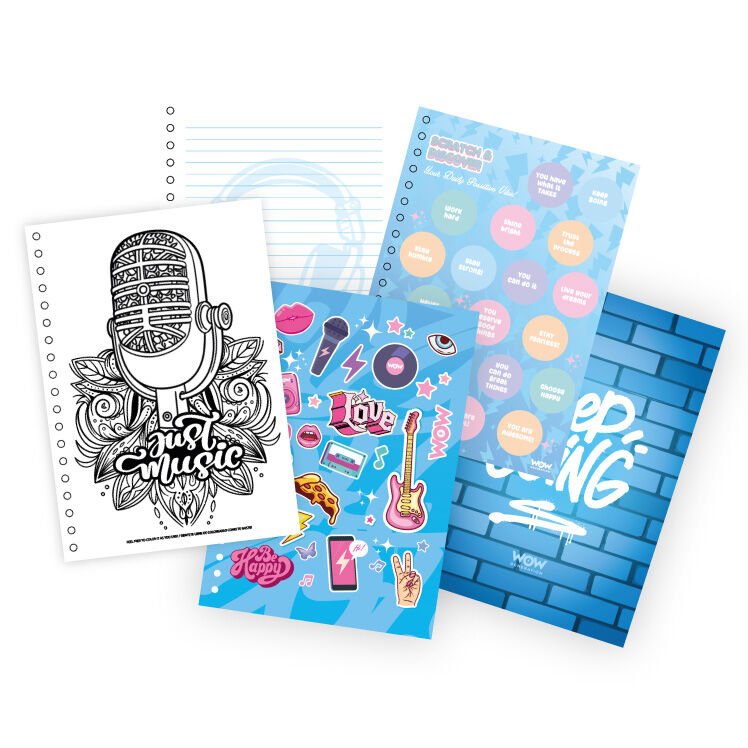 Wow Generation Singer Emma A5 notebook - Nerdscape
