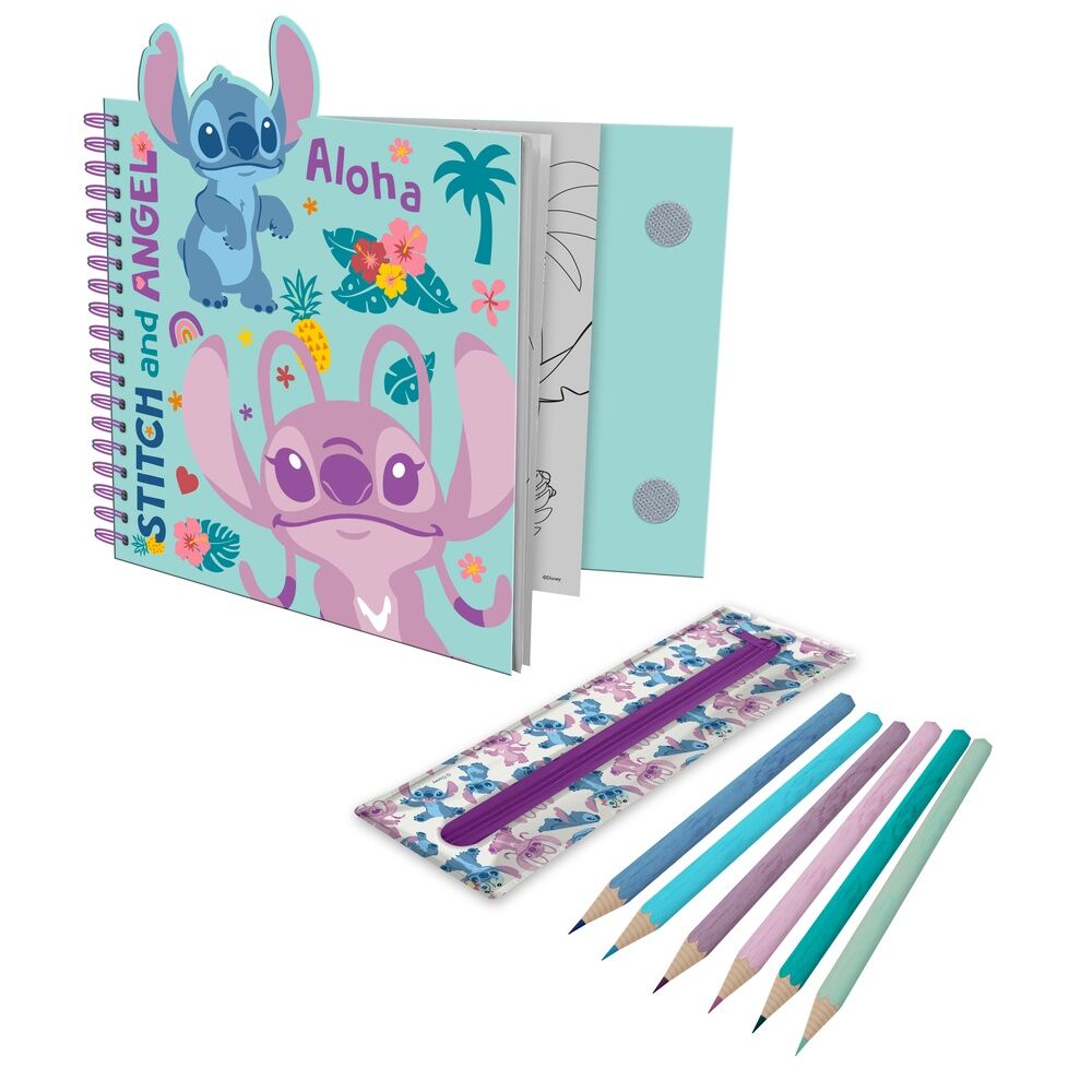Disney Stitch Activity notebook with removable case Nerdscape