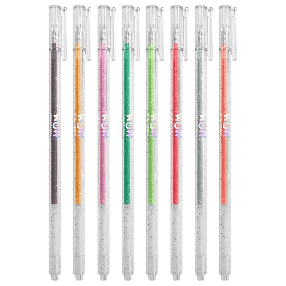 Wow Generation Colouring Book + 8 Metallic Gel pencils Nerdscape