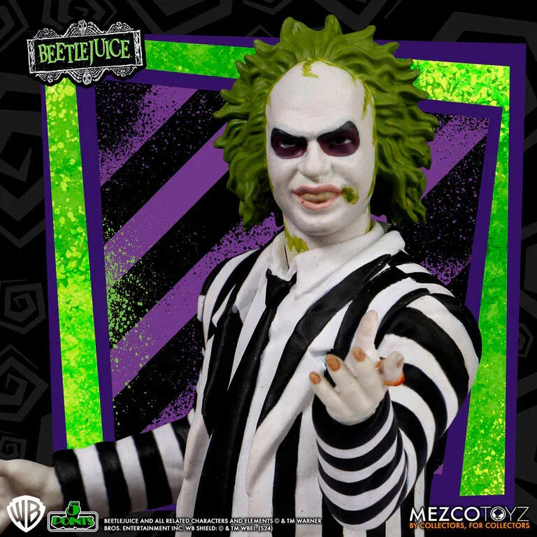 Funko Pop! Beetlejuice Striped Suit Figura da Collezione 9,5cm - Nerdscape Nerdscape