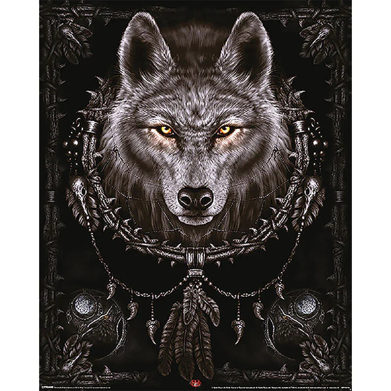 Wolf Dreams Mini poster Nerdscape