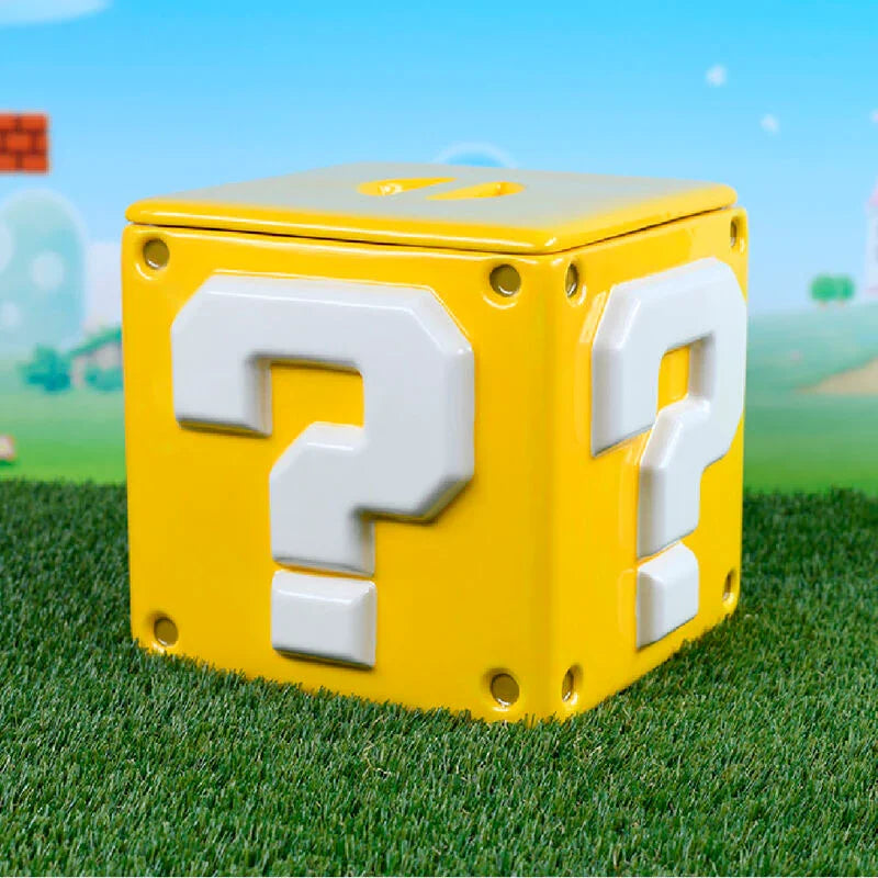 Super Mario Bros Question Block Biscuit tin Nerdscape