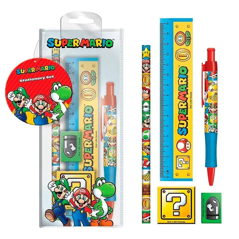 Super Mario Bros Stationery set Nerdscape