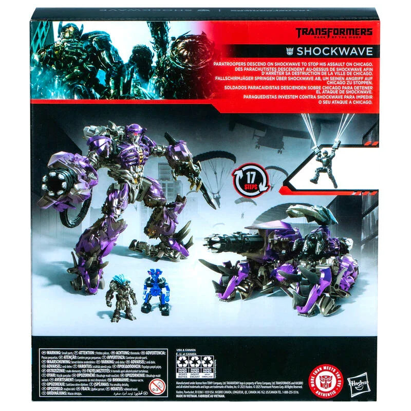 Transformers Shockwave Age of Extinction Studio Series Figura da Collezione - Nerdscape Nerdscape