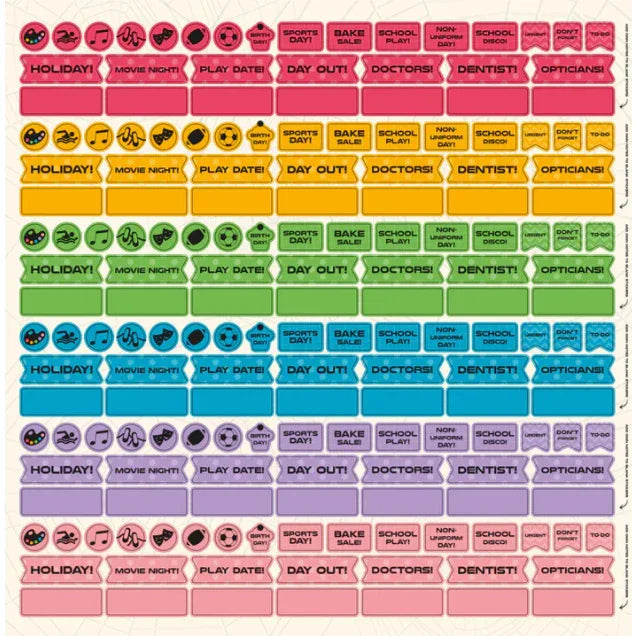 Marvel Spiderman Family planning calendar Nerdscape