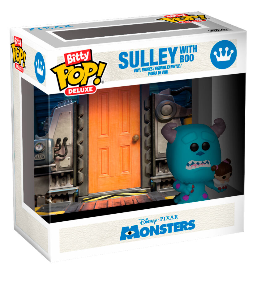 Funko Pop! Disney Pixar Monsters Inc. Sulley con Boo - Figura da Collezione Vinyl Deluxe Nerdscape