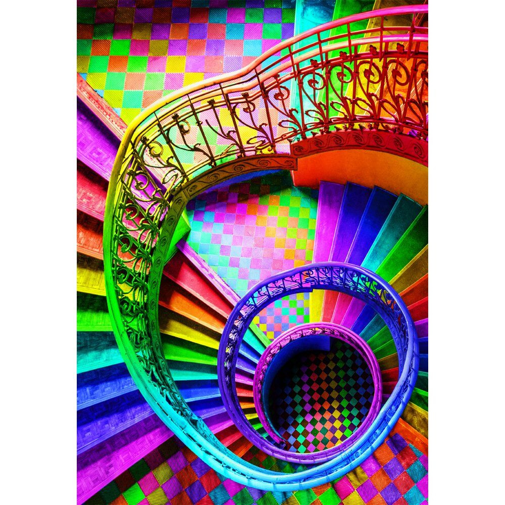 Color Boom Stairs puzzle 500pcs Nerdscape