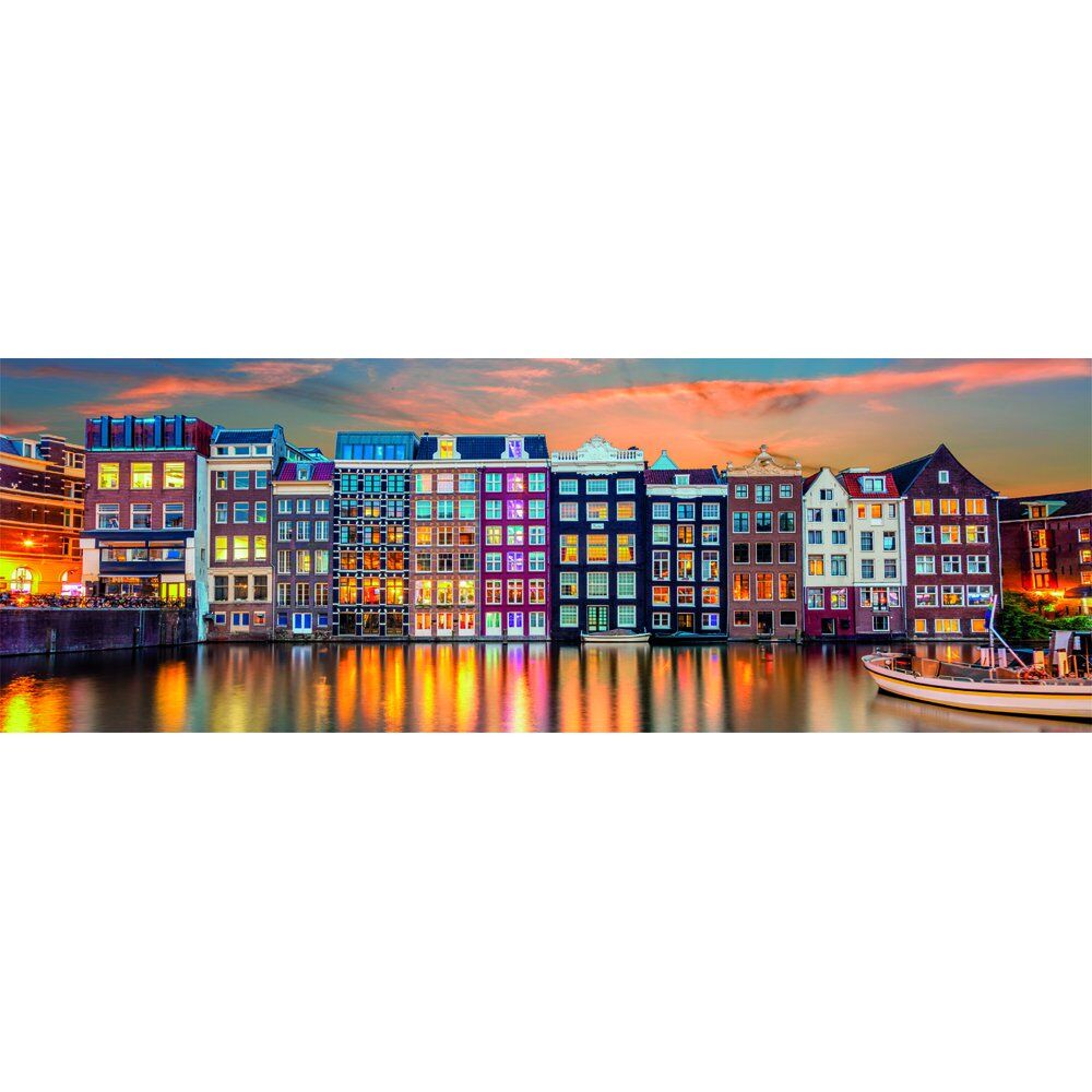 High Quality Bright Amsterdam Panorama puzzle 1000pcs Nerdscape