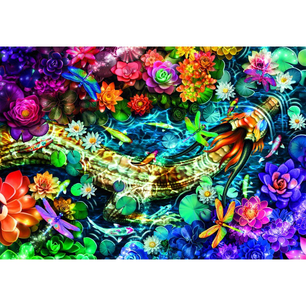 High Quality Koi River puzzle 1000pcs Nerdscape