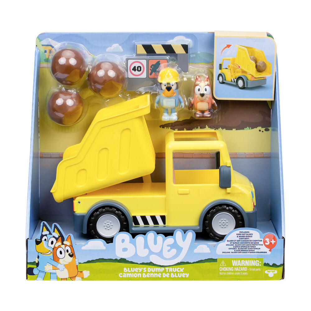 Bluey Bluey e Bingo Dump Truck - Figura da Collezione - Nerdscape Nerdscape