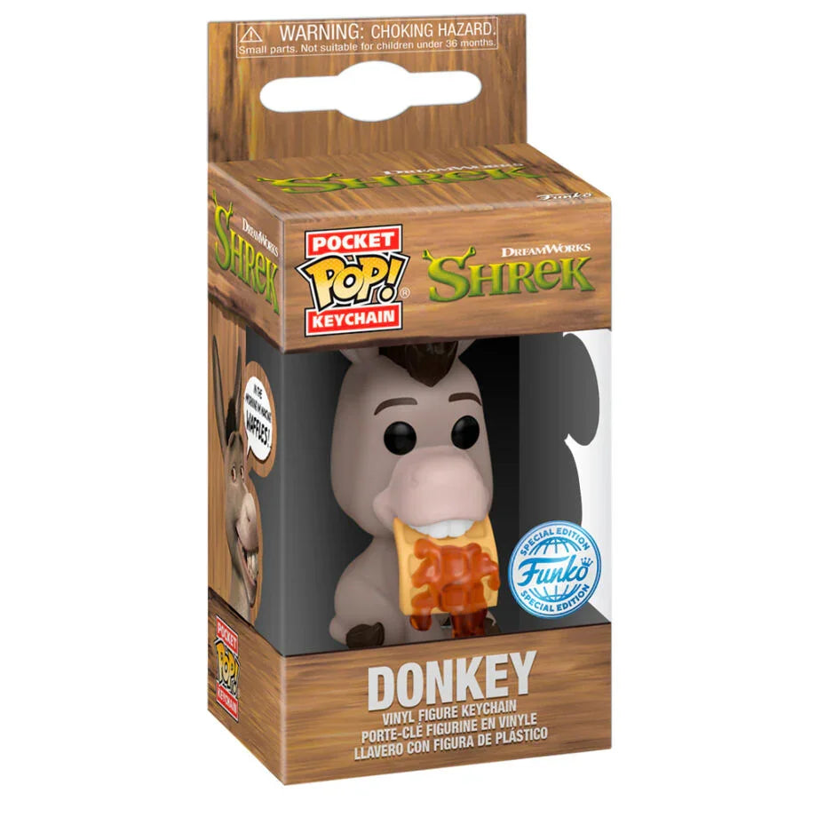 Pocket POP Keychain Shrek Donkey Nerdscape