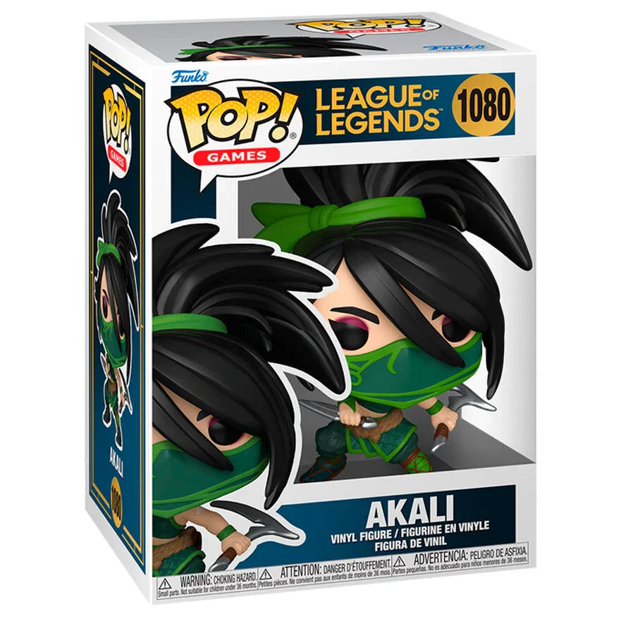 Funko Pop! League of Legends Akali - Figura da Collezione Vinyl Nerdscape