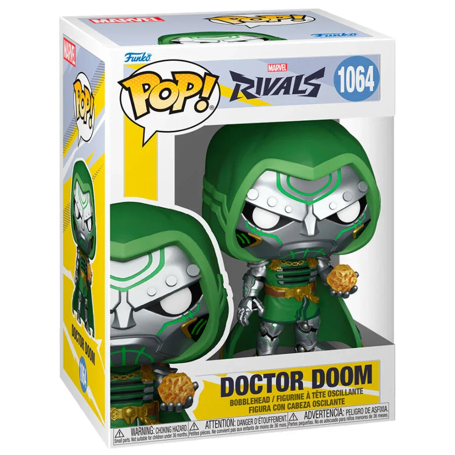 Funko Pop! Marvel Rivals Doctor Doom - Figura da Collezione Vinyl Nerdscape