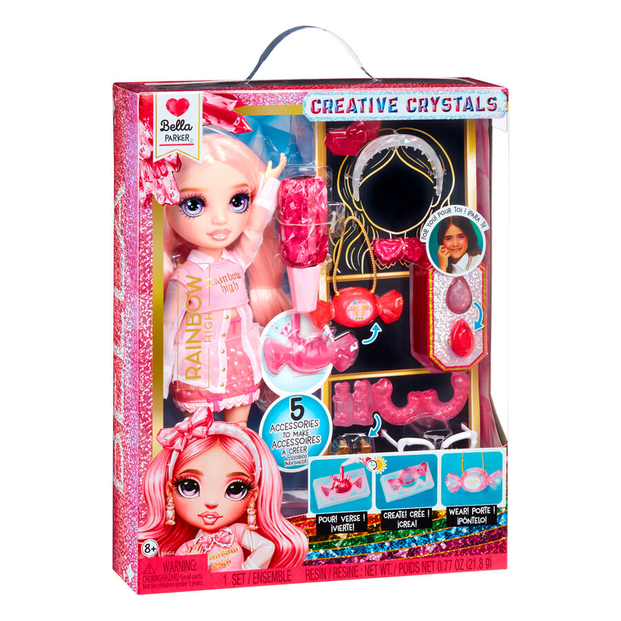 Rainbow High Crystal Fashion Bella doll Nerdscape