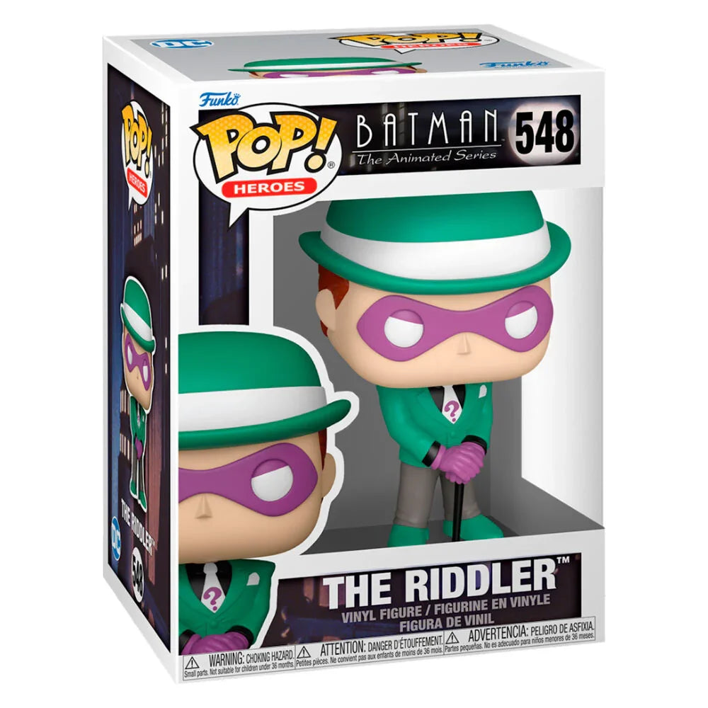 Funko Pop! Batman The Animated Series The Riddler - Figura da Collezione Vinyl Nerdscape