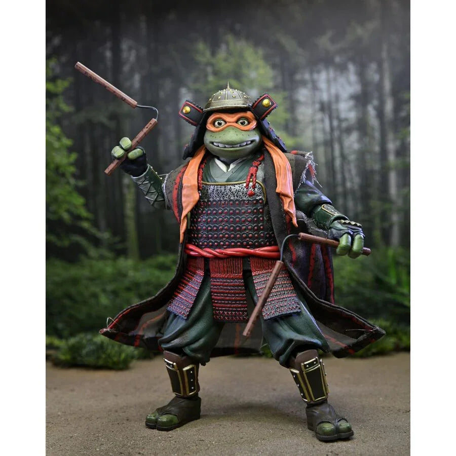 Ninja Turtles Leonardo & Michelangelo Teenage Mutant Ninja Turtles 18cm Figura da Collezione - Nerdscape Nerdscape