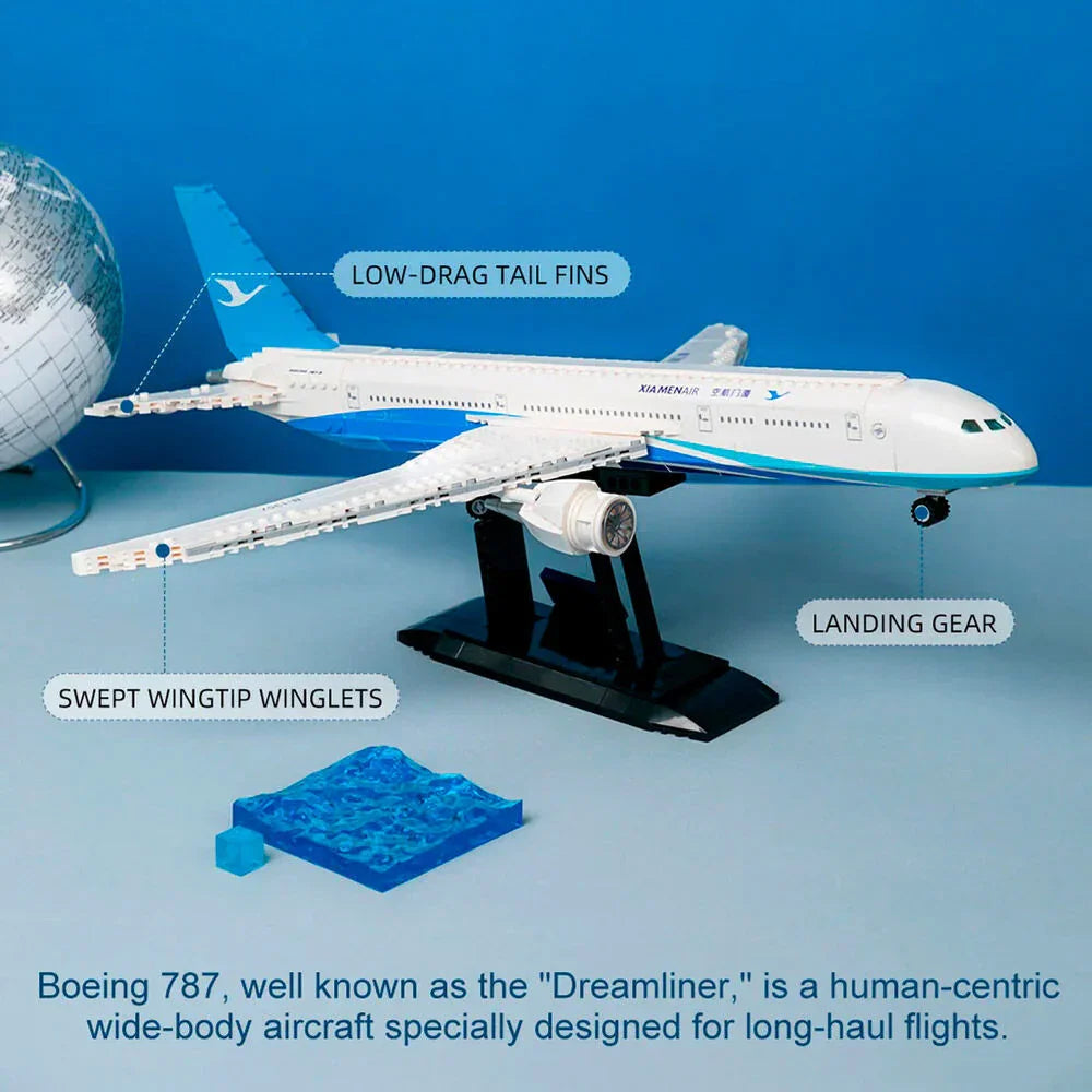 Xiamen Air Boeing 787 Construction Kit 745pcs Nerdscape