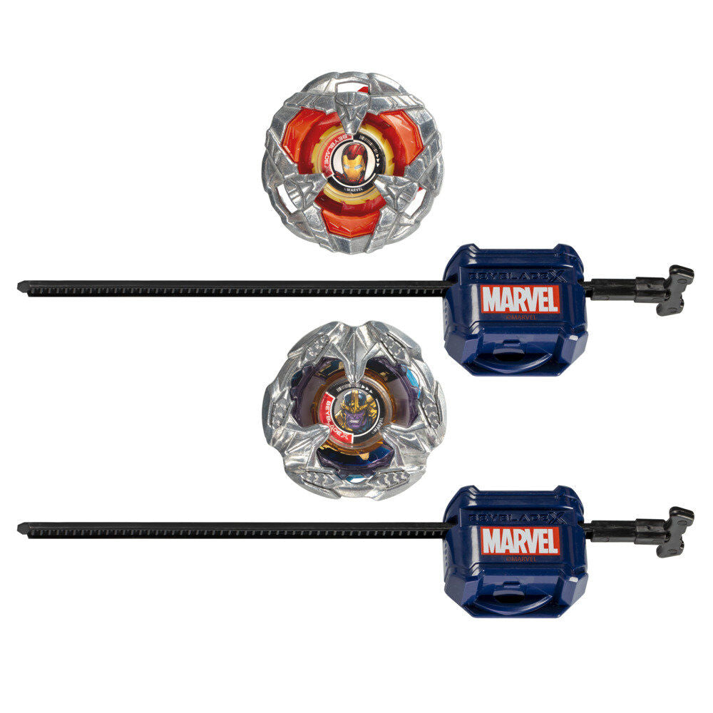 Takara Tomy Beyblade Iron Man e Thanos - Figura da Collezione - Nerdscape Nerdscape