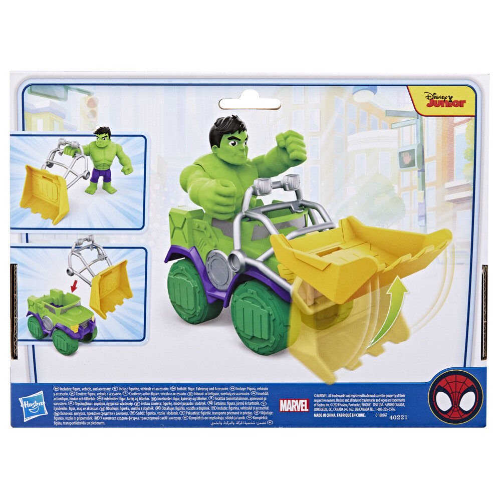 Marvel Spidey and His Amazing Friends Set Wrecking truck + Hulk figure - Nerdscape