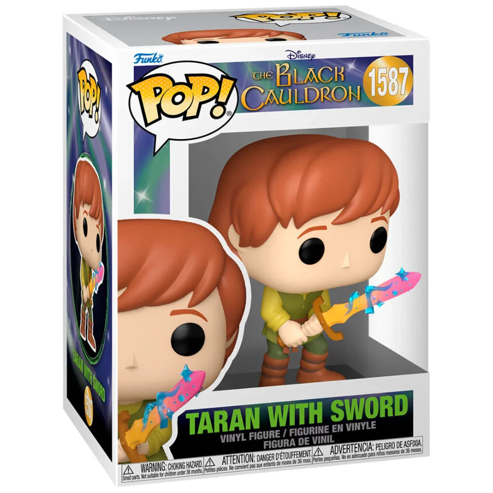 Funko Pop! Disney The Black Cauldron Taran - Figura da Collezione Vinyl Nerdscape