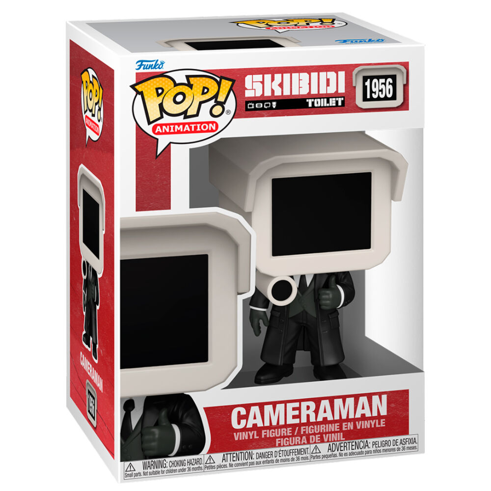 Funko Pop! Skibidi Toilet Cameraman - Figura da Collezione Vinyl Nerdscape