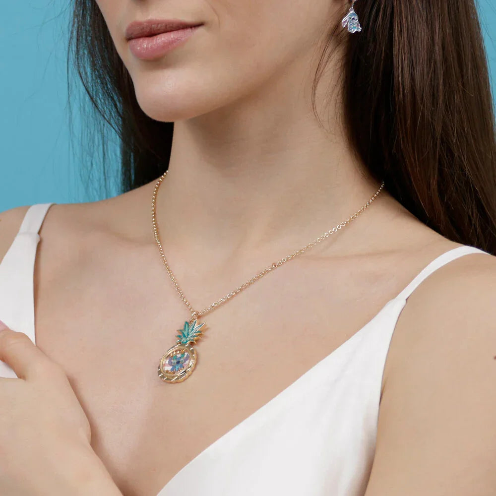 Disney Stitch Pineapple necklace Nerdscape