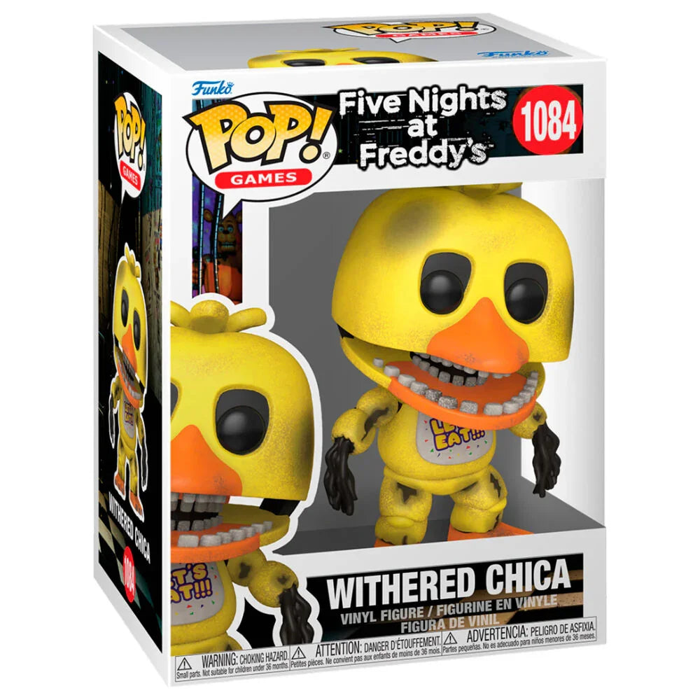 Funko Pop! Five Nights at Freddy's Withered Chica - Figura da Collezione Vinyl Nerdscape