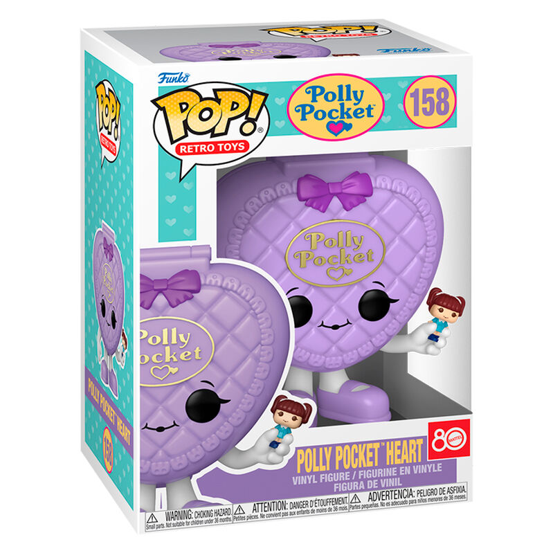 Funko Pop! Polly Pocket Polly Pocket Heart - Figura da Collezione Vinyl Nerdscape