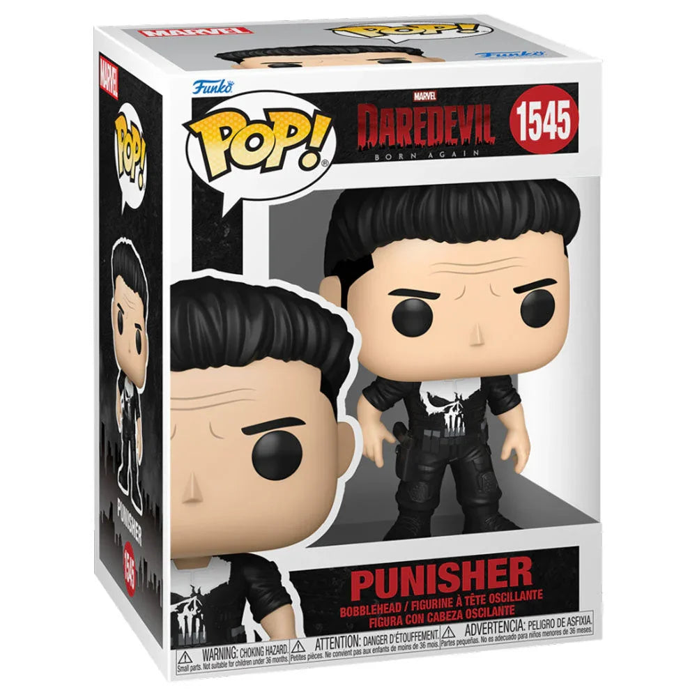 Funko Pop! Marvel Daredevil Born Again Punisher - Figura da Collezione Vinyl Nerdscape