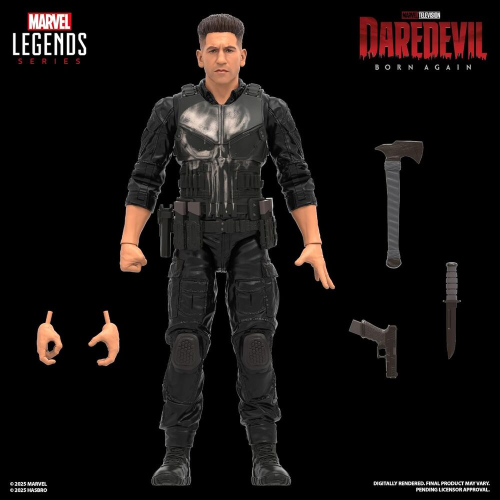 Marvel Legends Punisher Born Again - Figura da Collezione 15cm - Nerdscape