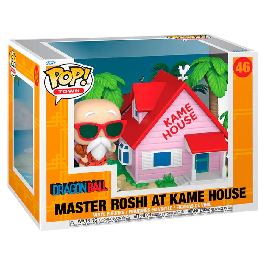 Funko Pop! Dragon Ball Master Roshi - Figura da Collezione Vinyl Nerdscape