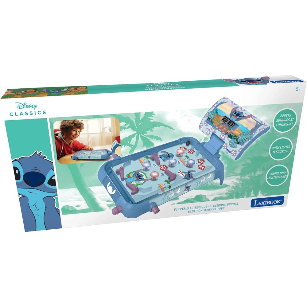 Disney Stitch Electronic Pinball table game Nerdscape